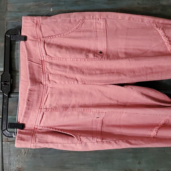 XCVI Linen Blend Casual Pull-On Pant in Dusty Pink, Size XLarge, NWOT - Picture 4 of 11